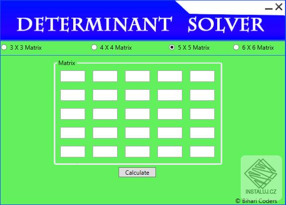 Determinant Solver