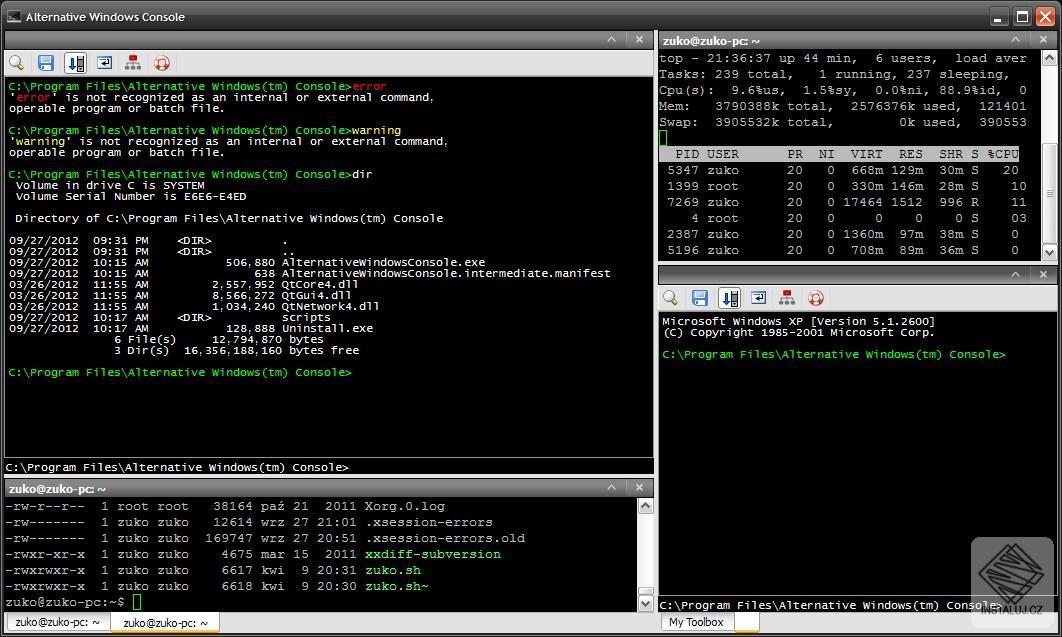 Alternative Windows Console