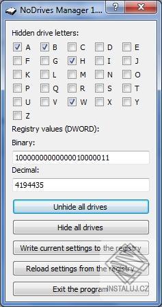 NoDrives Manager