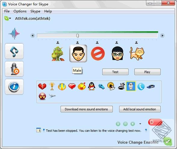 AthTek Skype Voice Changer