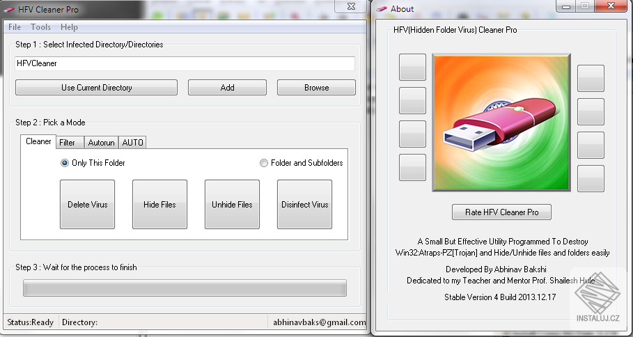 HFV Hidden Folder Virus Cleaner Pro
