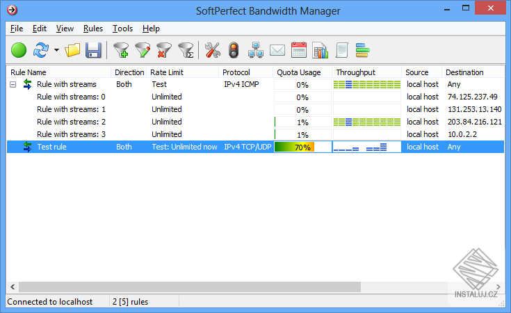 SoftPerfect Bandwidth Manager