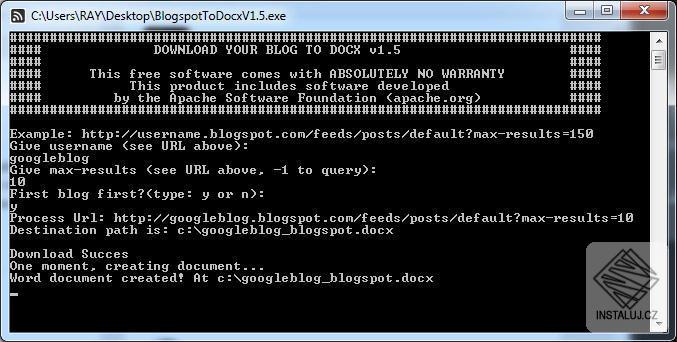 Blogspot To Doc