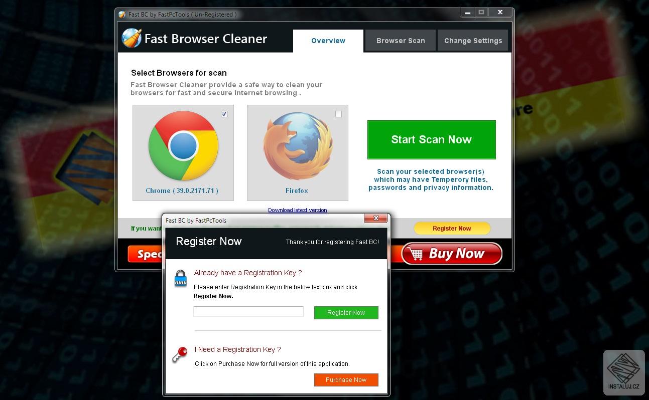 Fast Browser Cleaner