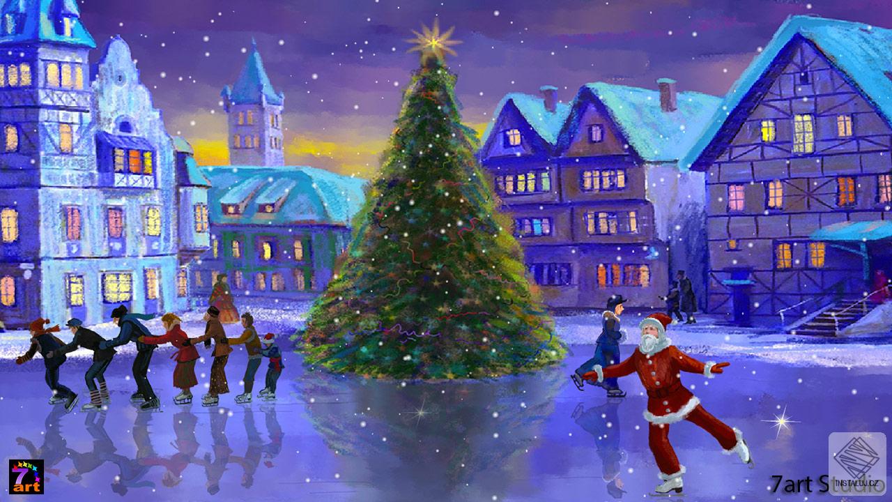 Christmas Rink screensaver