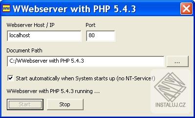 WWebserver with PHP