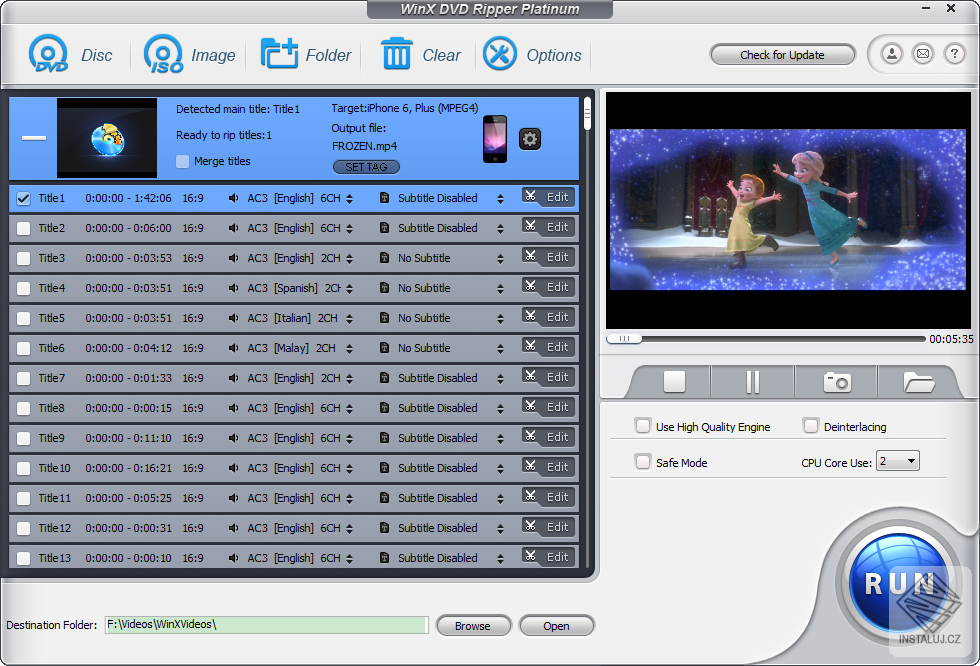 WinX DVD Ripper