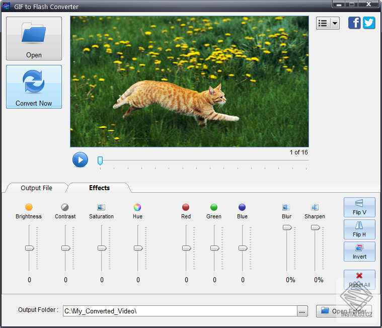GIF to Flash Converter