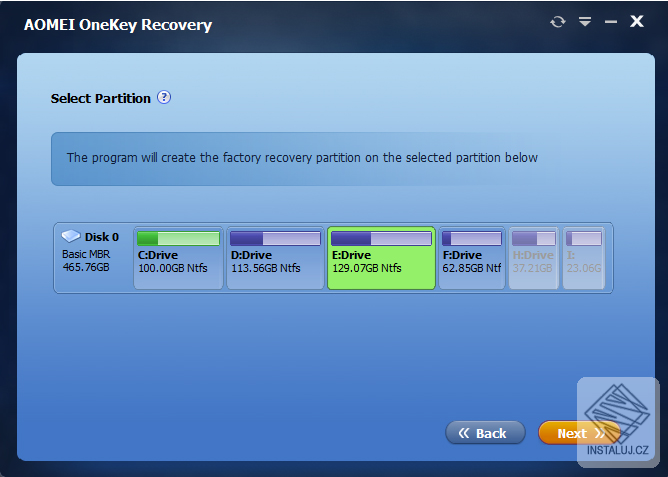 AOMEI OneKey Recovery