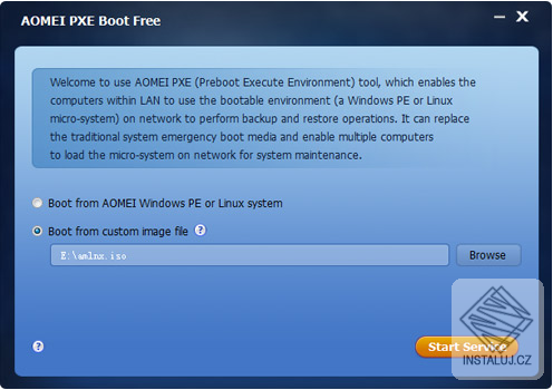 AOMEI PXE Boot