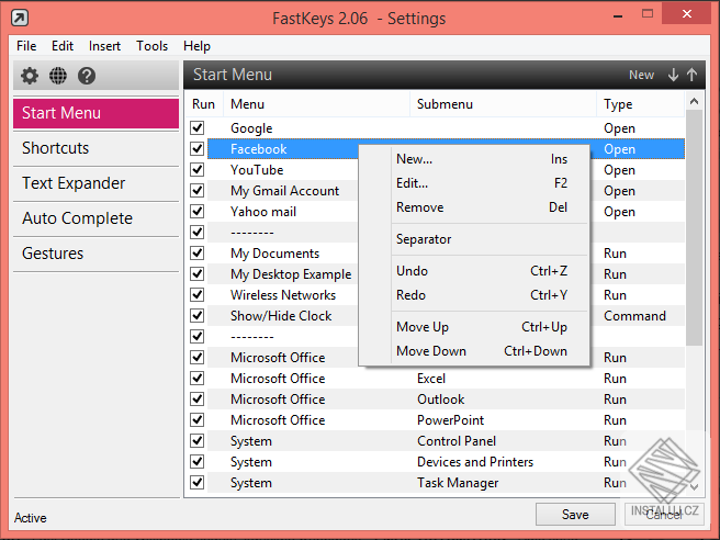 FastKeys