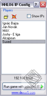 NHL 2006 IP Config
