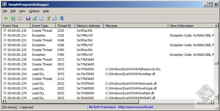 SimpleProgramDebugger