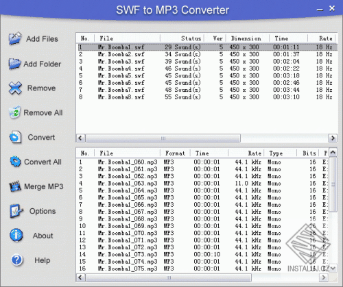 SWF to MP3 Converter