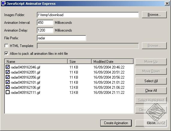 JavaScript Animator Express