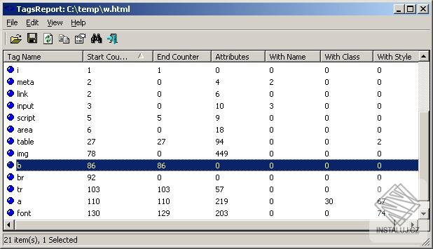 TagsReport