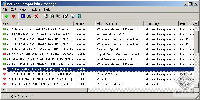 ActiveX Compatibility Manager