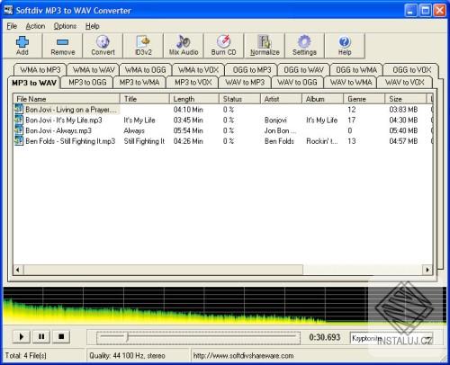 Softdiv MP3 to WAV Converter