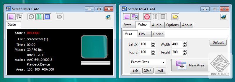 Screen MP4 CAM