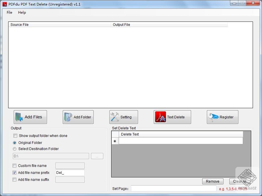 PDFdu PDF Text Delete