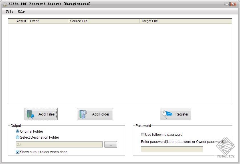 PDFdu PDF Password Remover