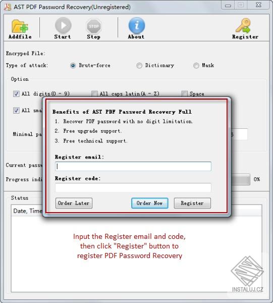 PDF Password Recovery