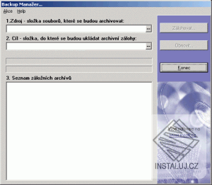 Backup Manažer