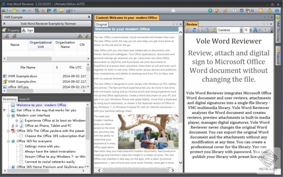 Vole Word Reviewer