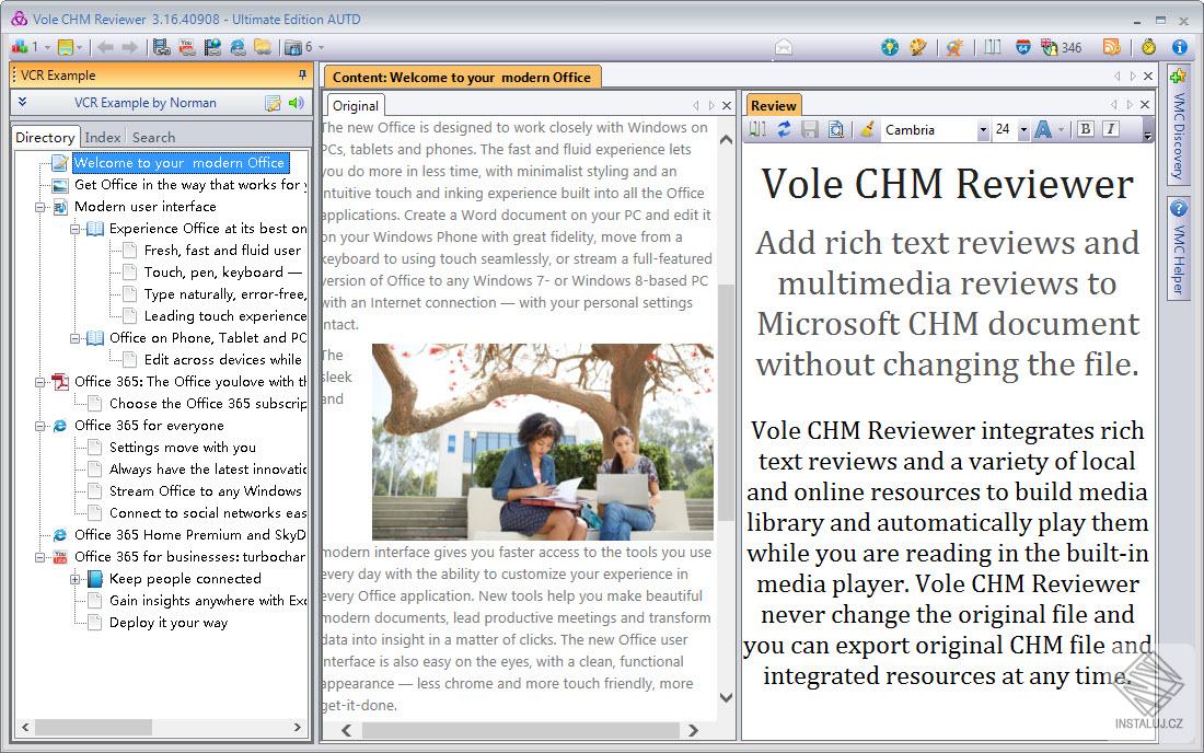 Vole CHM Reviewer