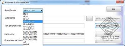 Alternate HASH-Generator