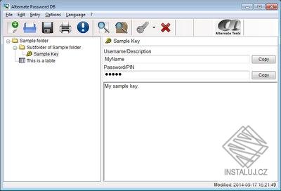 Alternate Password DB