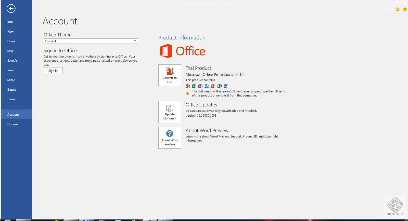 Office 2016 Preview