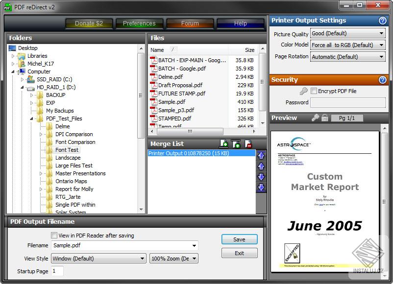 PDF reDirect Professional