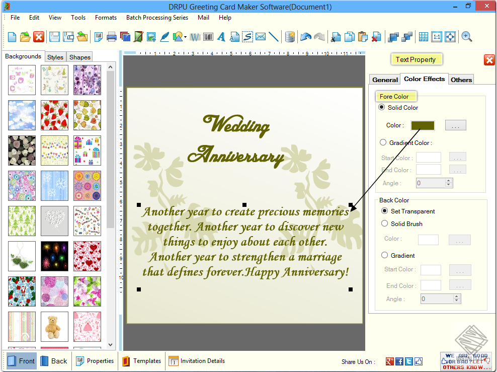 DRPU Greeting Card Maker Software