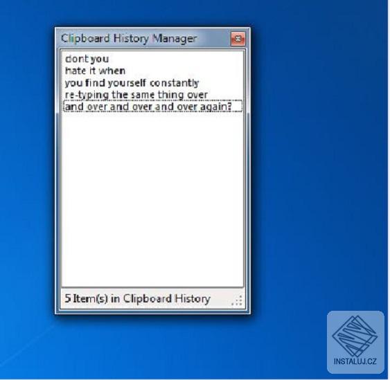 Clipboard History Manager