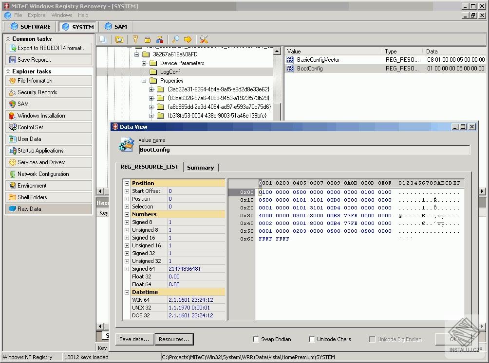 Windows Registry Recovery