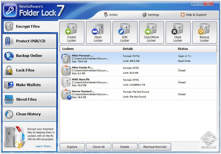 4 in 1 Folder Locker