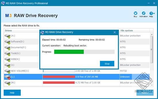 Free RAW Partition Recovery