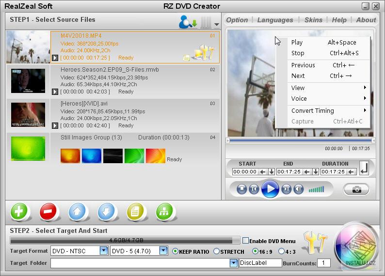 RZ DVD Creator