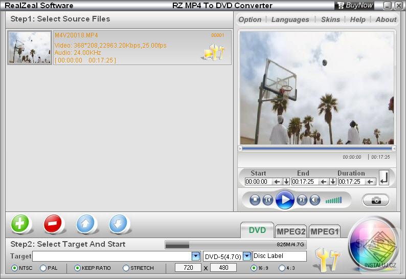 RZ MP4 To DVD Converter