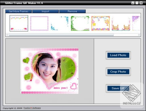 Glitter Frame GIF Maker