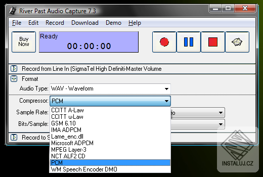 River Past Audio Capture