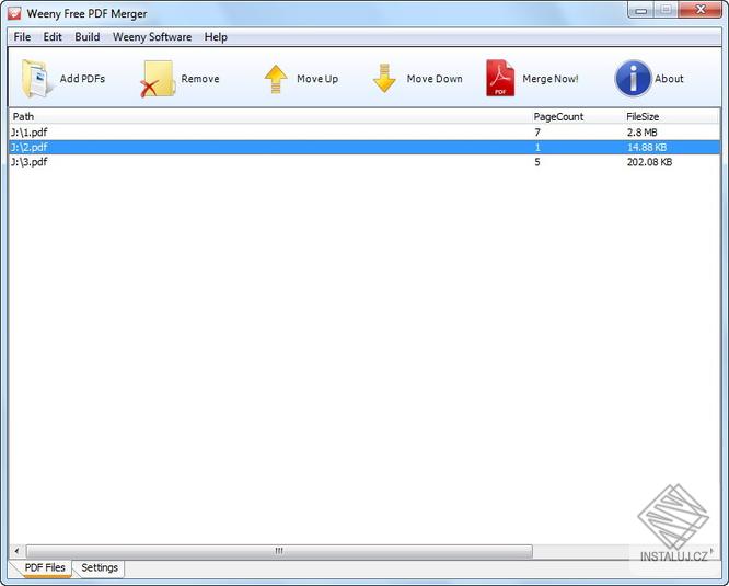 WeenyFree PDF Merger