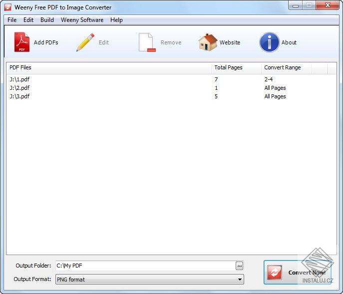 Weeny Free PDF to Image Converter