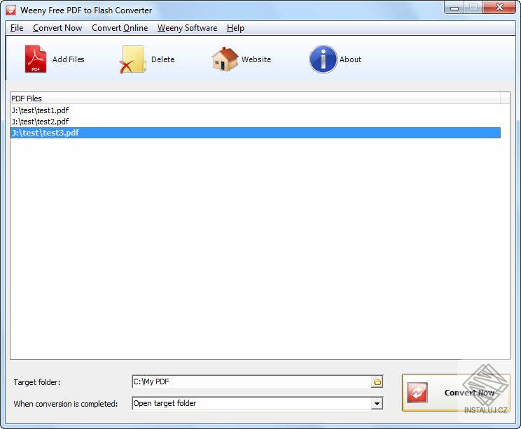 Weeny Free PDF to Flash Converter