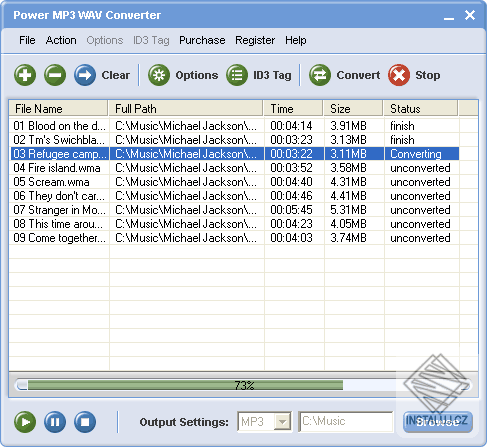Power MP3 WAV Converter