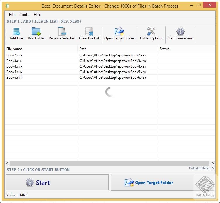 Excel Document Details Editor