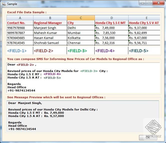 Bulk SMS Sender 1 phone support