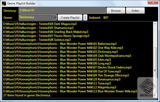 Genre Playlist Builder
