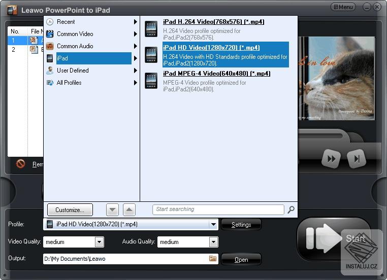 Leawo PowerPoint to iPad